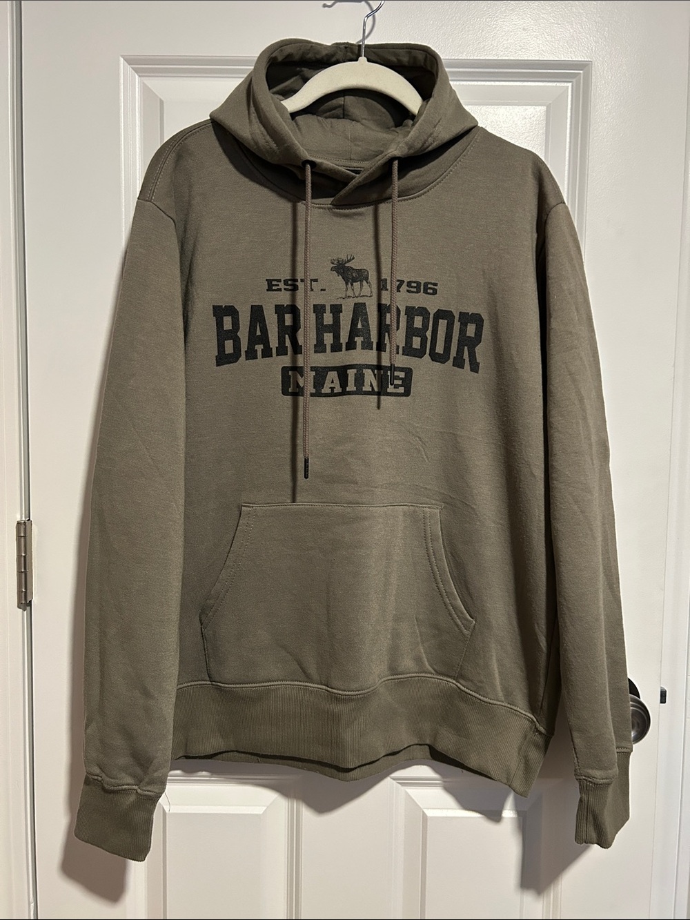 Momentum Bar Harbor Maine Moose Graphic Hoodie